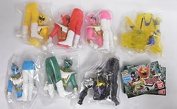 【中古】ガシャポン カプセルソフビコレクション マジレンジャー 全７種