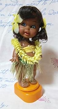 【中古】１９７０年代製 ＫＩＮＩ（ＪＥＡＮ） ハワイアン･ミュージカル･ドール オルゴール ♪真珠貝の歌♪ フラ・ガール フラ・ドール ハワイ
