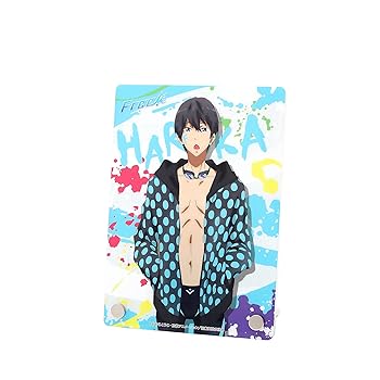 【中古】ムービック Free! オルゴール 七瀬遙 約14.8×10.5cm アクリル 金属製