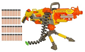 【中古】Nerf N-Strike バルカン EBF-25 ダーツブラスター 賞与金ダーツ付き添い人
