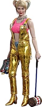 【中古】ホットトイズ ムービー・マスターピース ハーレイ・クインの華麗なる覚醒 BIRDS OF PREY ハーレイ・クイン(ゴールド・サロペット版) 1/6スケール画像
