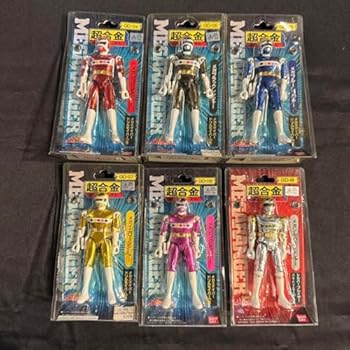 【中古】電磁戦隊メガレンジャー 超合金 フィギュア 6体セット画像
