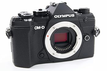 【中古】OLYMPUS 鏡鑑受け答え一眼写真機 OM-D E-M1 MarkIII 上半身 黒いこと