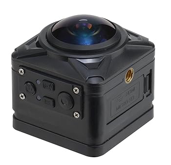 【中古】ジョワイユJOYEUX 4K 無線LAN 360°相応う 800万絵素 キューブアクションカメラPROMODEL BK
