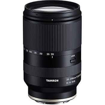 【中古】Tamron (タムロン) 28-200粍 F/2.8-5.6 Di III RXD ソニーミラーレスフルフレームまたはAPS-C用 Eマウント 模範例携帯電話： AFA071S700 黒いこと