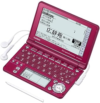 【中古】CASIO Ex-word 陰電子字引き XD-空想科学小説6200RD 赤いこと 音吐相応う 100コンテンツ 多字引き組み入れる青写真 5.3型液晶クイック調色板付