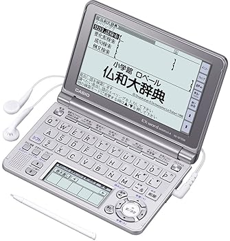 【中古】CASIO Ex-word 陰電子字引き XD-GF7250 音吐相応う 57コンテンツ フランス語青写真 5.7型液晶クイック調色板付き添い人