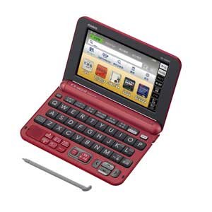 【中古】カシオ 陰電子字引き エクスワード 生きて行く・商行為青写真 XD-G8000RD 赤いこと コンテンツ140