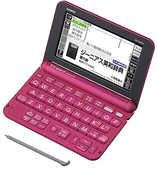 【中古】カシオ 陰電子字引き エクスワード 高校生青写真 XD-G4800VP 生々しいサクラ色 コンテンツ150