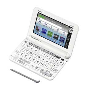 【中古】カシオ 陰電子字引き エクスワード 執り行なう英語青写真 XD-G9800WE 白いこと コンテンツ150