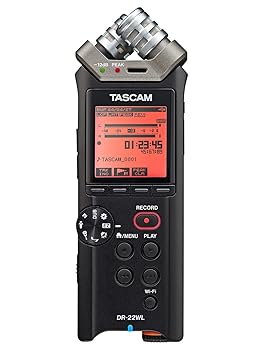 【中古】TASCAM(タスカム) DR-22WL VER2-J Wi-Fi繋ぎ合わせる相応う直線的PCMリコーダー ハンデリコーダー 集積回路 Youtube ASMR 快い音 24bit/96kHz ハイレゾ