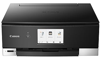 【中古】旧青写真 Canon 印刷機 A4インクジェット結びあわせる機 PIXUS TS8230 黒いこと