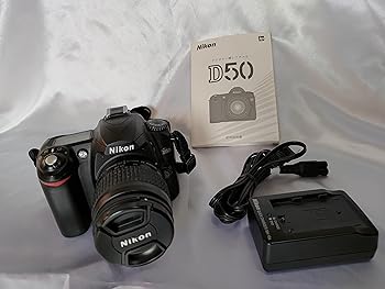 【中古】Nikon D50 黒いこと デジタル一眼一眼レフ写真機 水晶体一揃いの道具〔AF-S DX ズームニッコール ED 18~55粍 F3.5~5.6G〕