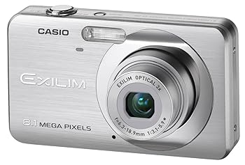 【中古】CASIO デジタル写真機 EXILIM (エクシリム) EX-Z80 しろがね色 EX-Z80SR