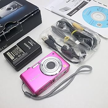 【中古】パナソニック デジタル写真機 LUMIX (ルミックス) FS7 サクラ色 DMC-FS7-P