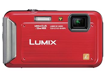 【中古】パナソニック デジタルカメラ ルミックス 防水モデル シャイニーレッド DMC-FT20-R｜フジセイ