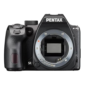 【中古】PENTAX K-70 上半身 黒いこと APS-Cデジタル一眼二眼レフ写真機 【可視性率100%光学ファインダ】【超高感じやすさ・高解像 2424万絵素】【4.5段上半身内手