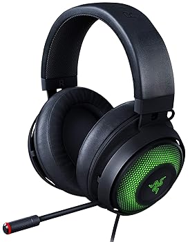 【中古】Razer Kraken Ultimate 7.1 ゲーミングヘッドセット USB THX 7.1 Chroma 冷却ジェルパッド ノイズキャンセリングマイク PC PS4 PS5 Switch 【日｜フジセイ