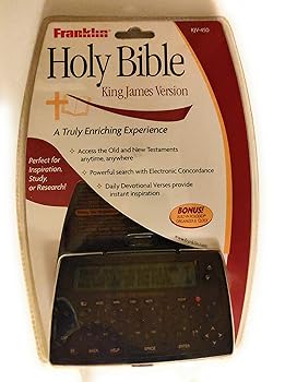 【中古】Franklin Pocket King James Version Electronic Holy Bible