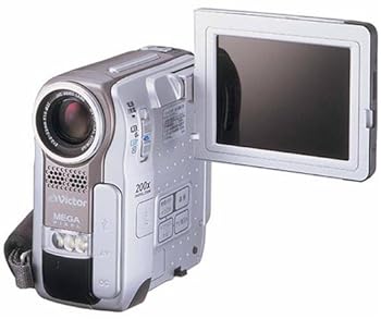 【中古】JVCケンウッド 優勝者 液晶付デジタルテレビカメラ チタンしろがね色 チタンしろがね色 GR-DX307-S