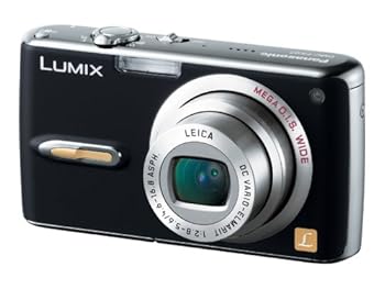 【中古】パナソニック デジタル写真機 LUMIX FX07 エクストラブラック DMC-FX07-K