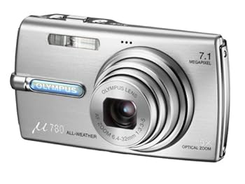 【中古】OLYMPUS デジタル写真機 μ780 (ミュー) 割り増し金しろがね色μ780SLV