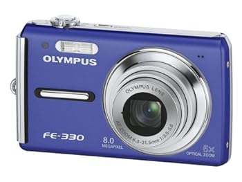 【中古】OLYMPUS デジタル写真機 CAMEDIA (キャメディア) FE-330 天の原青色 FE-330BLU