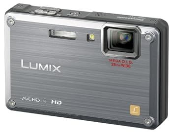【中古】パナソニック 雨合羽デジタル写真機 LUMIX (ルミックス) FT1 ソリッドシルバー DMC-FT1-S
