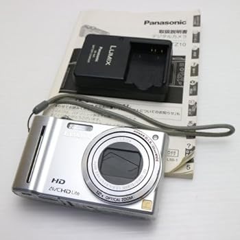 【中古】パナソニック デジタル写真機 ルミックス しろがね色 DMC-TZ10-S