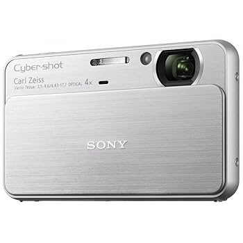 【中古】SONY デジタル写真機 Cyber-Shot(サイバーショット) T99 (1410万絵素CCD/光学x4/デジタルx8) しろがね色 DSC-T99/S