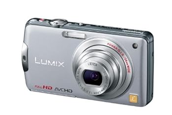 【中古】パナソニック デジタル写真機 LUMIX FX700 ジュネスシルバー DMC-FX700-S 1410万絵素 光学5倍望遠レンズ 広角24粍 3.0型タッチパネル液晶 盛りだくさん固定ディスク映像
