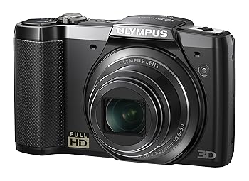 【中古】OLYMPUS デジタル写真機 SZ-20 黒いこと 1600万絵素 光学12.5倍望遠レンズ 広角24粍 3.0型液晶 3D映し絵役立つこと フルハイビジョンムービー SZ-20 BLK