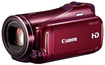 【中古】Canon デジタルテレビカメラ iVIS HF M41 赤いこと IVISHFM41RD 光学10倍 光学式手ブレ手を加える 内蔵記憶装置32GB