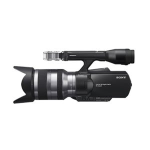 【中古】SONY 水晶体取り替えっこ式デジタル固定ディスクテレビカメラリコーダー 水晶体一揃いの道具 黒いこと NEX-VG20H/B