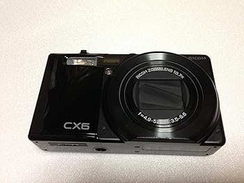 【中古】RICOH デジタル写真機 CX6黒いこと CX6-BK