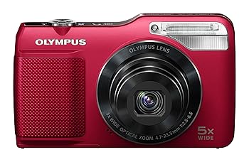 【中古】OLYMPUS デジタル写真機 VG-170 赤いこと 1400万絵素 光学5倍望遠レンズ 15m豪然たる閃光電球 高品位テレビ活動写真 3.0型LCD 広角26粍 VG-170 RED