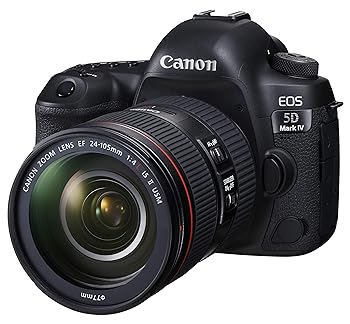 【中古】Canon デジタル一眼二眼レフ写真機 EOS 5D Mark IV EF24-105L IS II USM 水晶体一揃いの道具 EOS5DMK4-24105IS2LK