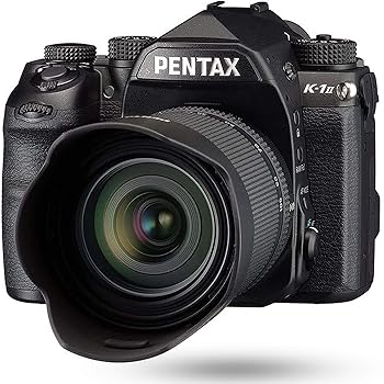 【中古】ペンタックス PENTAX K-1 Mark II 28-105WR 水晶体一揃いの道具 黒いこと フルサイズデジタル一眼二眼レフ写真機 16007