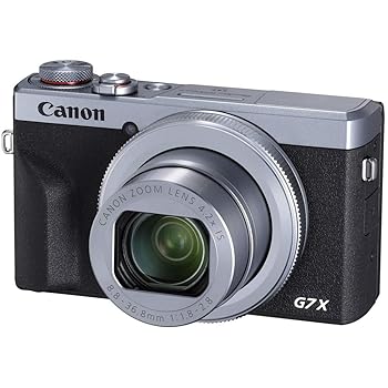 【中古】Canon コンパクトデジタルカメラ PowerShot G7 X Mark III しろがね色 1.0型検出器/F1.8水晶体/光学4.2倍望遠レンズ PSG7XMARKIIISL