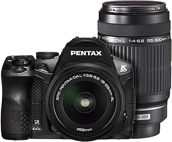 【中古】PENTAX デジタル一眼二眼レフ写真機 K-30 ダブルズームキット [DAL18-55粍・DAL55-300粍] 黒いこと K-30WZK BK 15659