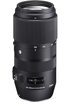 【中古】シグマ(Sigma) SIGMA シグマ Canon EFマウント 水晶体 100-400粍 F5-6.3 DG os HSM 望遠レンズ 望遠 フルサイズ Contemporary 一眼二眼レフ 専用