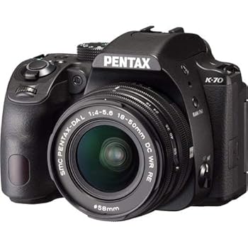 【中古】リコーイメージング PENTAX K-70(BK)18-50RE KIT デジタル一眼二眼レフ写真機 K-70 18-50RE 一揃いの道具 （黒いこと）