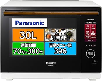 【中古】パナソニック ねじ釘トロ スチームオーブンレンジ 30L 2段 液晶触れ合うダイアログボックス 一どんぶり鉢膳立て 白いこと NE-BS1600-W