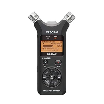 【中古】TASCAM(タスカム) DR-07MK II VER2 直線的PCMリコーダー ハンデリコーダー Youtube ASMR 快い音 野鳥 鉄道線路吹き込み 24bit/96kHz ハイレゾ