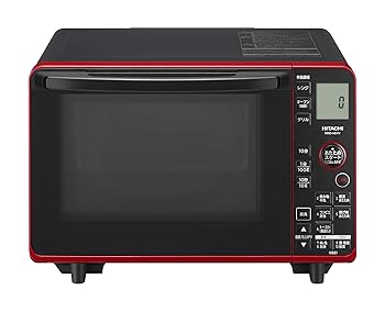 【中古】日立 オーヴン範囲 23L 体温検知器 分かりやすい取りまわし MRO-HE4V R 赤いこと