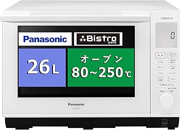 【中古】パナソニック オーブンレンジ スチーム ビストロ 26L ホワイト NE-BS607-W|フジセイ