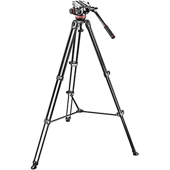 【中古】Manfrotto 三脚架 ツイン3段軽銀 MS手合い 映像媒体一揃いの道具 MVK502AM-1