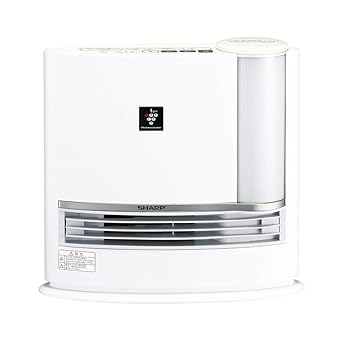 【中古】読みやすい 加湿 セラミックファンヒーター 暖房装置 6(8)畳/加湿 8.5(14)畳/プラズマクラスター 7000 6畳 日本製 白いこと HX-L120-W