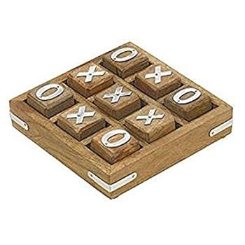【中古】ロイヤルHandicrafts木製Tic Tac Toe / Noughts and Crosses Game Uniqueハンドメイド品質木製ファミリボードゲーム|フジセイ