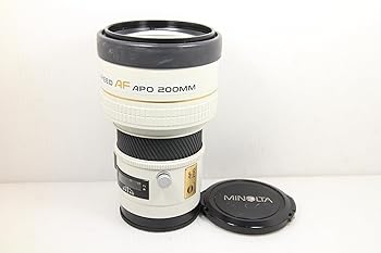 【中古】Konica Minolta ハイスピードAFアポテレ200粍 F2.8W/C AFAPO200F2.8G